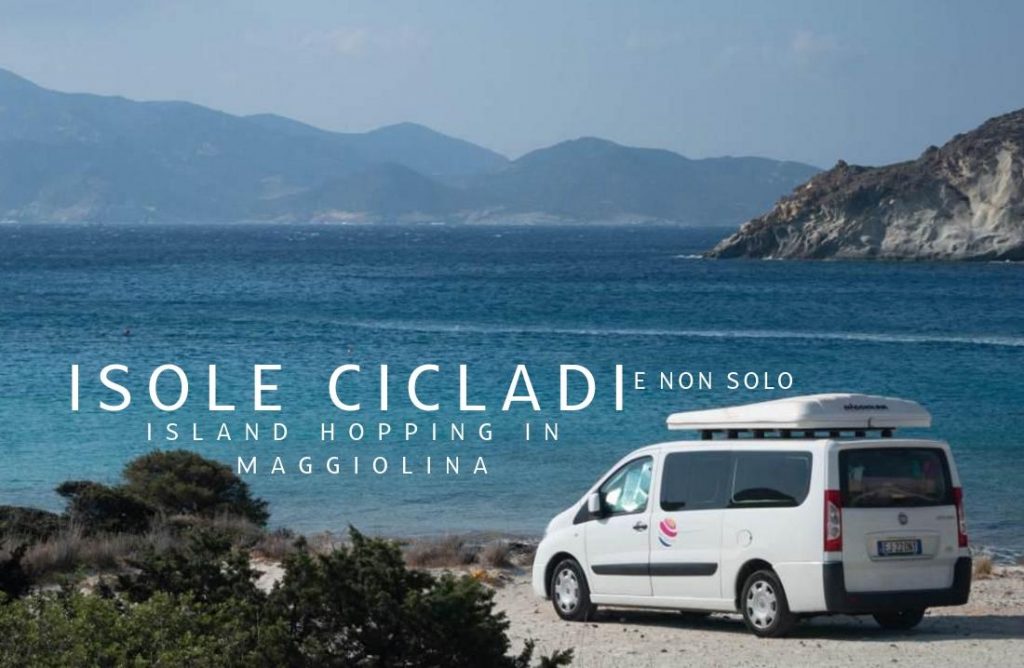 Isole cicladi in maggiolina